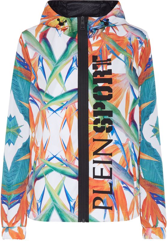 Hooded Windbreaker - Floral Print - Nylon - Waterdicht - Met Rits