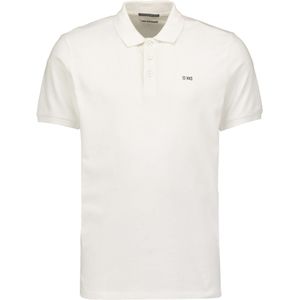 No Excess Polo korte mouw stretch white