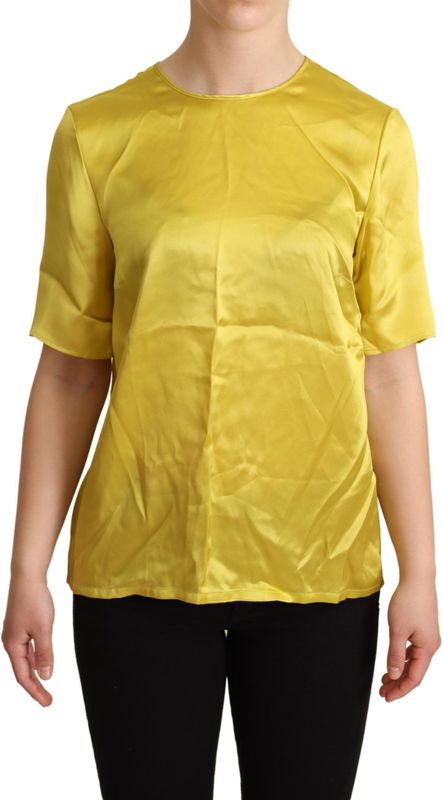 Dolce & Gabbana - Blouse - Geel - Zijde