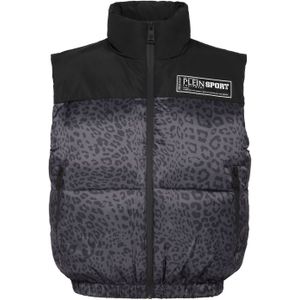 Plein Sport - Padded Vest Leopard - Gewatteerd Vest - Veelkleurig - Dames