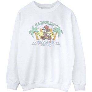 Li-cense Disney dames minnie mouse catchin waves sweatshirt