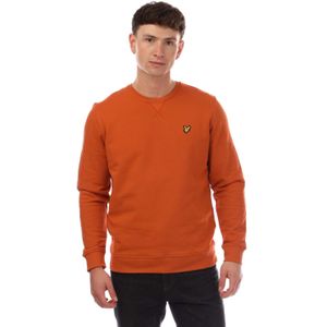 Lyle And Scott - Crew Neck Sweatshirt - Oranje - Heren