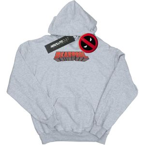 Li-cense Marvel heren deadpool tekst logo hoodie