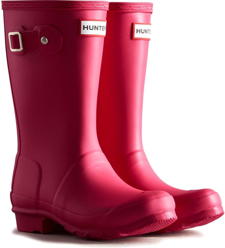 Hunter - Original Kids Wellington - Rubber Laarzen - Felroze