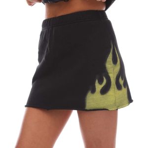 Heron Preston - Law Flames - Damesrok - Zwart - Geel