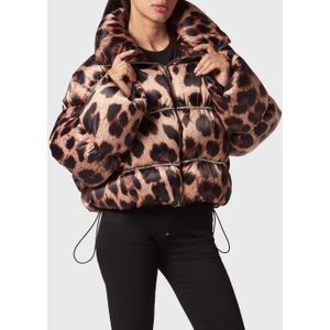 Donsjack - Leopard - Oversized - Nylon - Vederlichte Donsvulling