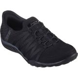 Skechers Breathe Easy-Roll with Me, damessneakers, Zwart, 35.5 EU Larga