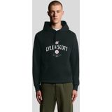Lyle & Scott - Cheers Graphic Loopback Hoodie - Marineblauw