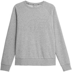 4F - nosh4-bld350 - Sweatshirt - Zwart - 96% Katoen, 4% Viscose, Ronde Hals, Elastisch