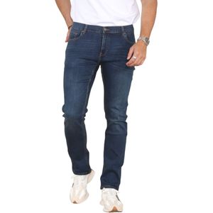 MYT - Herenjeans - Donkerblauw - Hyperstretch Denim - Rechte Pijpen