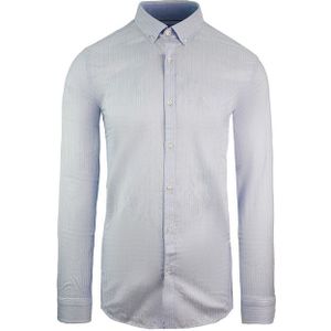 Lacoste - Slim Fit Oxford - Geweven Overhemd - Lichtblauw - Lange Mouw