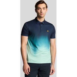 Lyle & Scott - Golf Gradient - Poloshirt - Donker Marineblauw