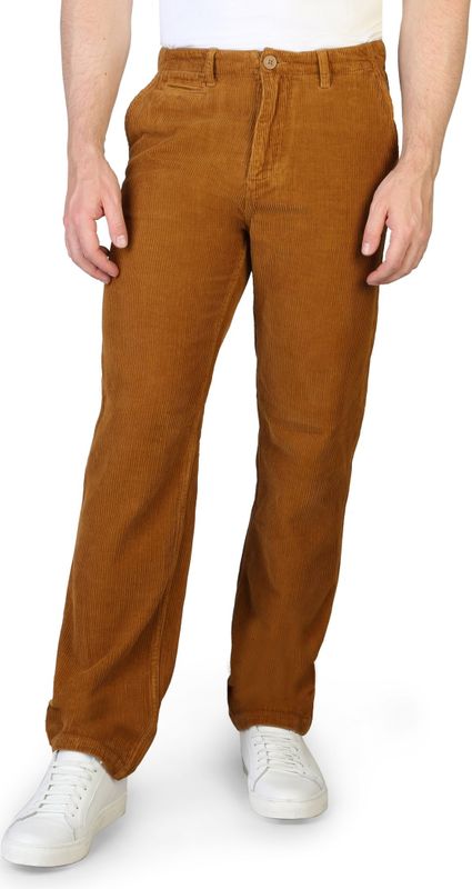 Napapijri - Straight Trousers - Broeken - Bruin - 100% Katoen
