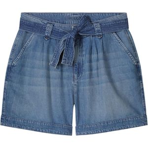 Summum 4s2460-5117 relaxed denim short cotton ten