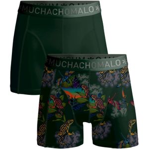 Muchachomalo Jongens 2-pack boxershorts print/effen