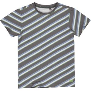 Quapi Jongens t-shirt mauk aop dark stripe