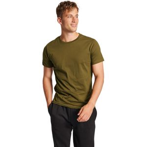 Fruit Of The Loom - Crew Neck - T-shirt - Olijf - 5 Pack