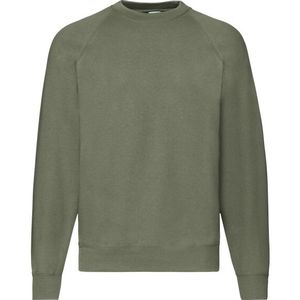 Fruit of the Loom - Klassiek Raglan Sweatshirt - 80% Katoen - Heren