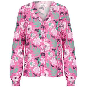 HV Society - hvsbimini - Blouse - Regular Fit - V-hals - All-over Print