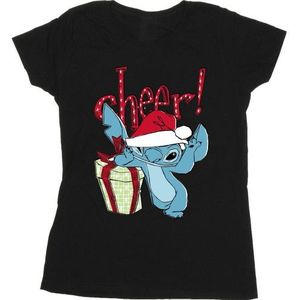 Li-cense Disney dames lilo and stitch cheer katoenen t-shirt