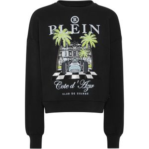 Philipp Plein - Sweatshirt LS New Port Beach Cut - Beige - Katoenfleece