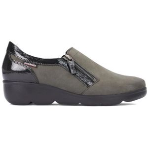 Mephisto - Garence - Instapper - Metallic - Nubuckleer en Lakleer