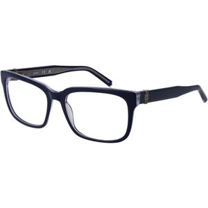Guess - Blauwe Rechthoekige Optische Monturen - Heren