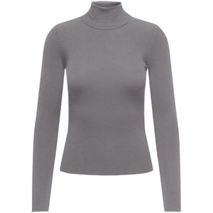 Jacqueline de Yong Jdycirkeline ls roll neck pullover taupe