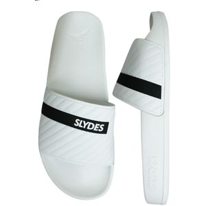 Slydes - Varsity Slide - Badslippers - Wit Zwart