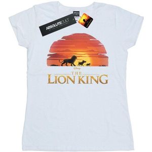 Li-cense Disney dames the lion king movie sunset logo katoenen t-shirt