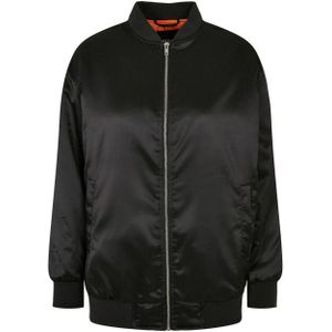 Urban Classics Dames satijnen oversized bomberjack