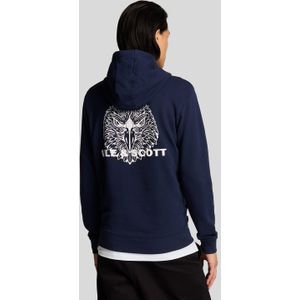 Lyle And Scott - Pullover Hoodie - Navy - Met Gouden Adelaar Logo