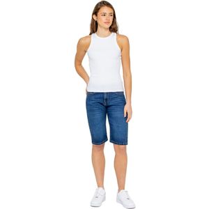 Enzo - Lange Denim Shorts - Dames