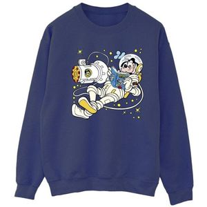 Li-cense Disney dames goofy lezen in de ruimte sweatshirt