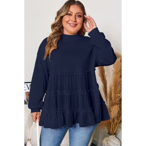 Gelaagde Ruffle Mouwtop