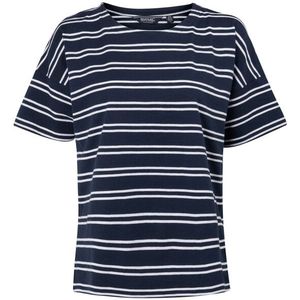 Regatta - Abaya - Gestreept T-shirt - 100% Katoen - Korte Mouwen