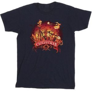 Li-cense Disney heren the nightmare before christmas eng kerstmis t-shirt