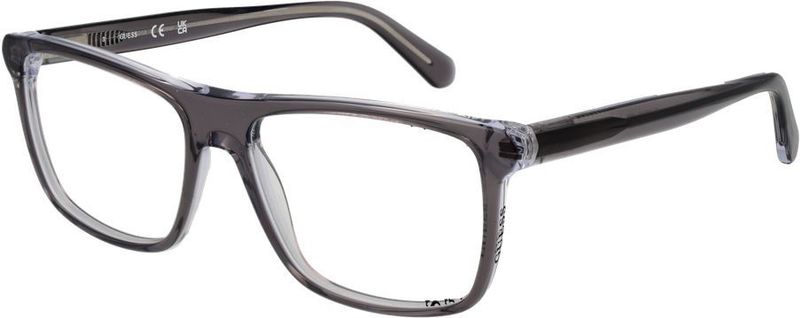 Guess - Rectangle Optical Frame - Grijs - Acetaat - Heren Accessoires