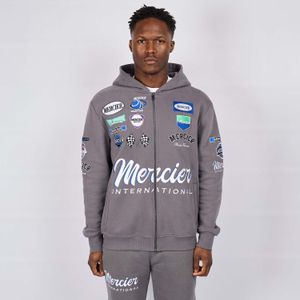 Mercier - International Zip Hoodie - Grijs - Heren
