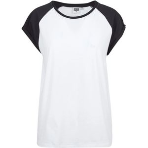 Urban Classics Dames contrast raglan t-shirt