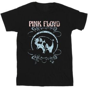 Li-cense Pink floyd heren varkens draaikolk t-shirt