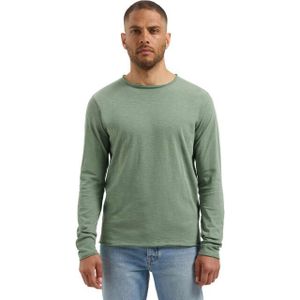 Dstrezzed - DS_Newman Crewneck - T-shirt lange mouw - Groen
