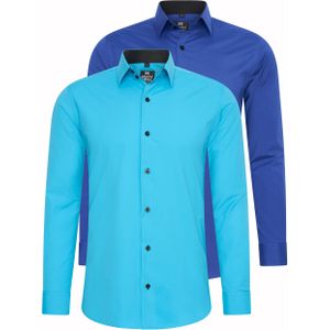 Set van 2 zakelijke overhemden