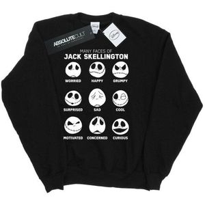 Li-cense Disney heren nightmare before christmas de vele gezichten van jack sweatshirt
