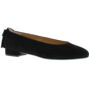 Nalini - 2850 - Dames Ballerina - Zwart - Leer