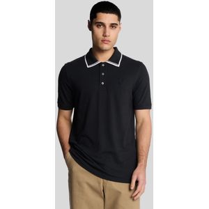 Lyle & Scott Superfine Cotton Tipped Poloshirt - Donkerblauw