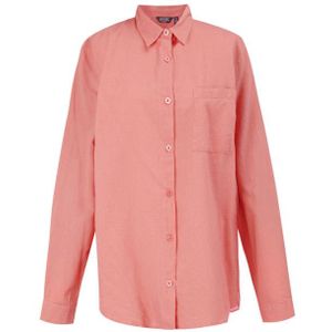 Regatta - Primevere Shirt - Dames - Lichtblauw - 80% Katoen - 20% Linnen