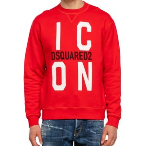 Dsquared2 - Block Icon Logo - Sweatshirt - Rood