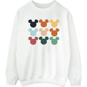 Li-cense Disney dames mickey mouse hoofden vierkant sweatshirt