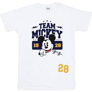 Li-cense Disney dames mickey mouse team mickey katoenen t-shirt